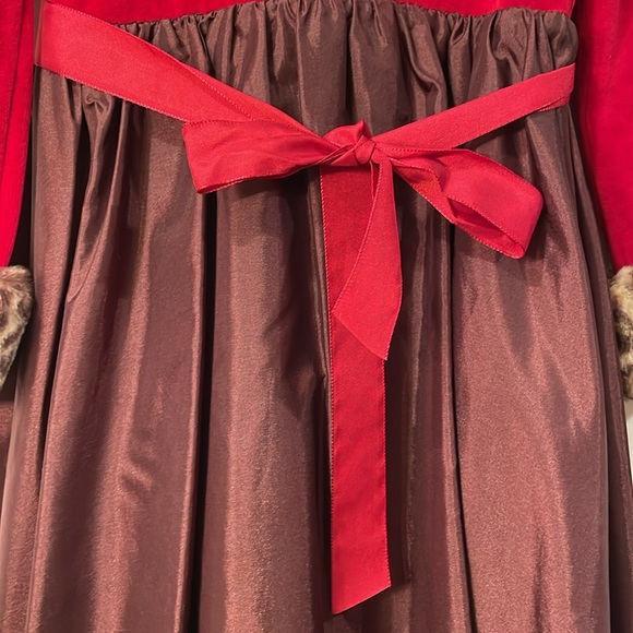 American Girl Chocolate Cherry Dress Set, Girl (Size 7) + Doll Outfits - Picture 8 of 11